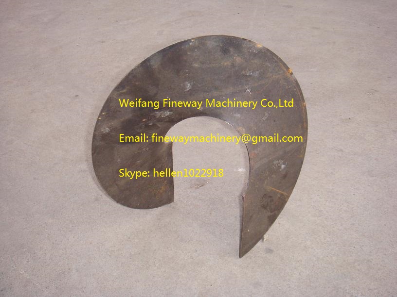 segment helicoid blade/segment helical blade