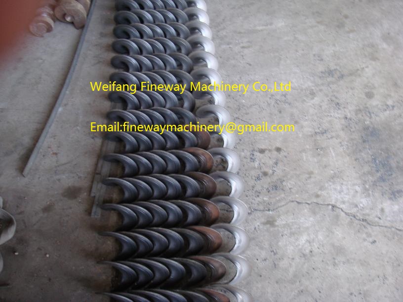 high quality continuous auger flighst/helical blade