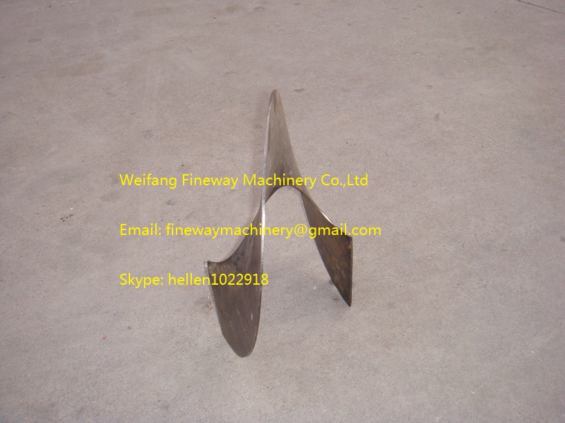 stainless steel segement screw flights/sectional spiral blades