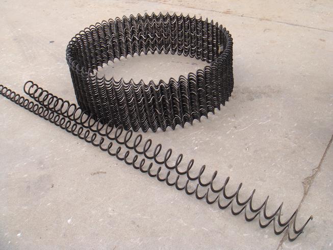 Spring steel feeding auger screw line for feeding machine