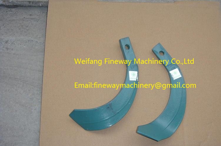 boron steel rotary tiller blades/rotavator blades