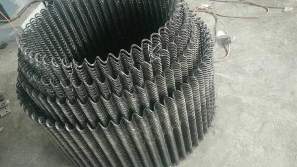 spring screw conveyor blades/spring auger lines/spiral blades/helical blades/SS screw flights