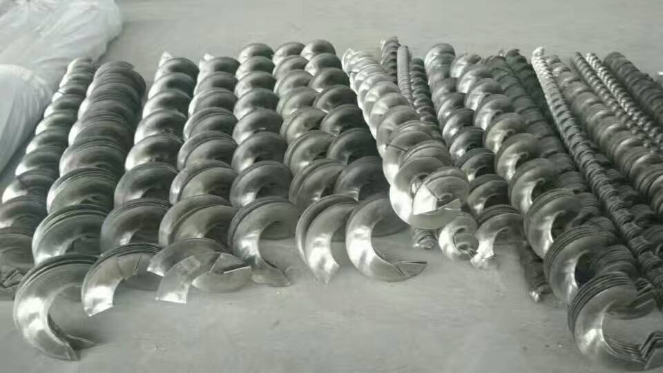 harvester heliclal blades manufacturer/snow spiral blades/harvester auger screw flights/continuous spiral blades/screw flights