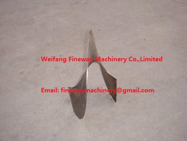 Single screw flight/Single screw blade